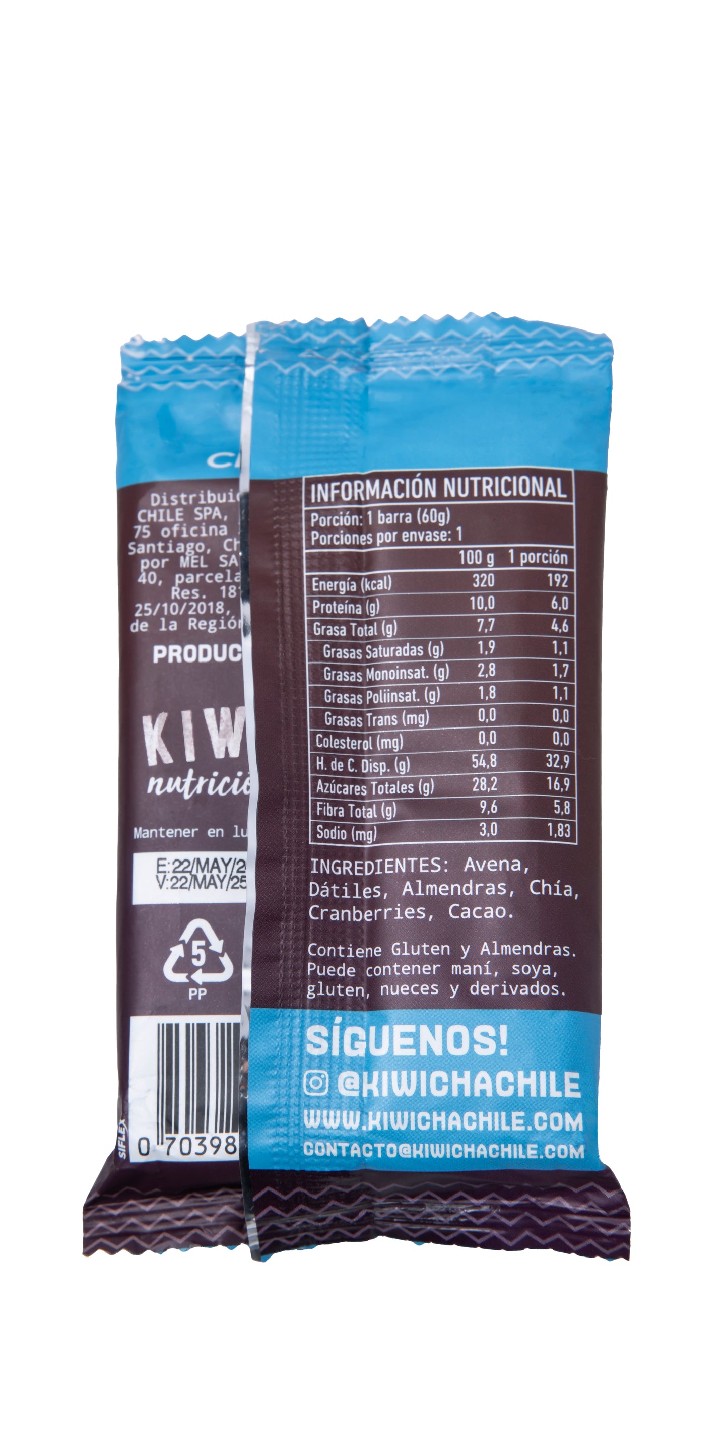Pack 12 Barras Energéticas Cacao