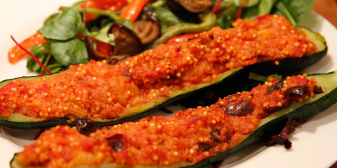 RECETA: Zapallos rellenos de Amaranto