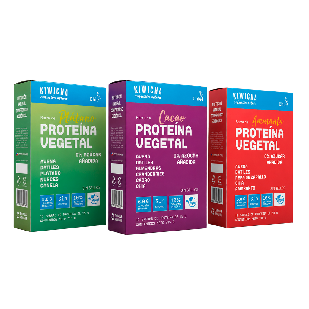 Kiwicha 36 Vegetable Protein Bars