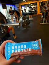 Barra de Proteina Whey 22g -15 Unidades(Doble chocolate) Sin azúcar añadida