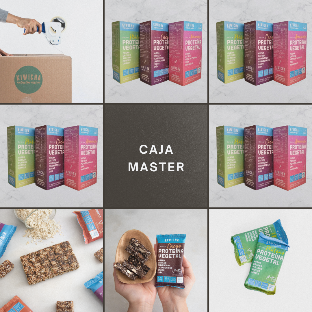 Caja Madre Barras Energéticas  144 Unidades