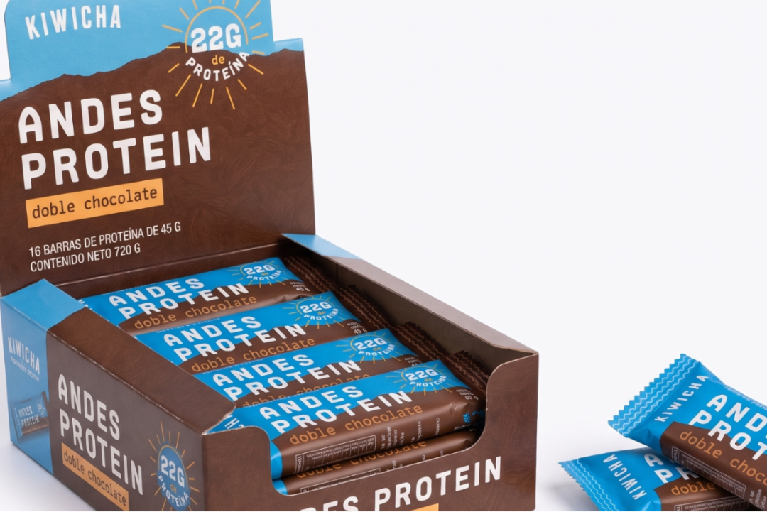 Barra de Proteina Whey 22g -16 Unidades(Doble chocolate) Sin azúcar añadida