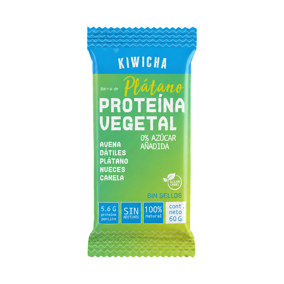Barritas Energéticas de Avena y Plátano  - Caja 5 Unidades