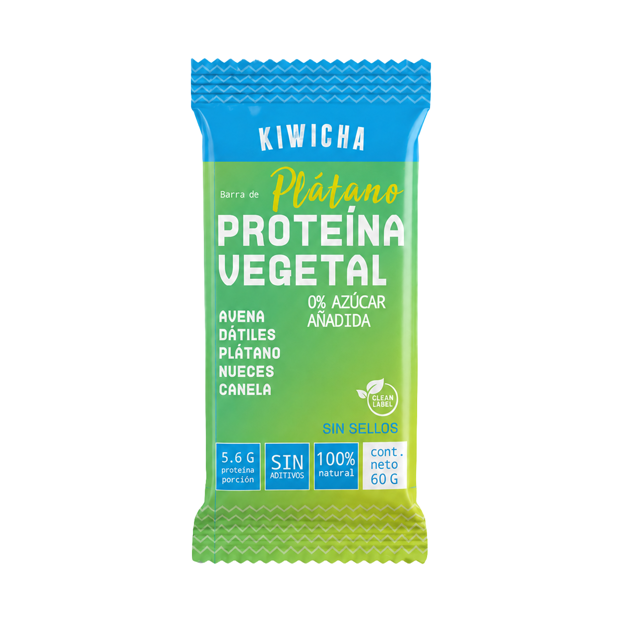 Barritas Energéticas de Plátano y Avena - Caja 12 Unidades