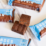 Barra de Proteina Whey 22g -15 Unidades(Doble chocolate) Sin azúcar añadida