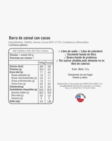 Barritas Energéticas de Chocolate y Avena - Caja 12 Unidades