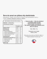 Barritas Energéticas de Avena y Plátano  - Caja 5 Unidades