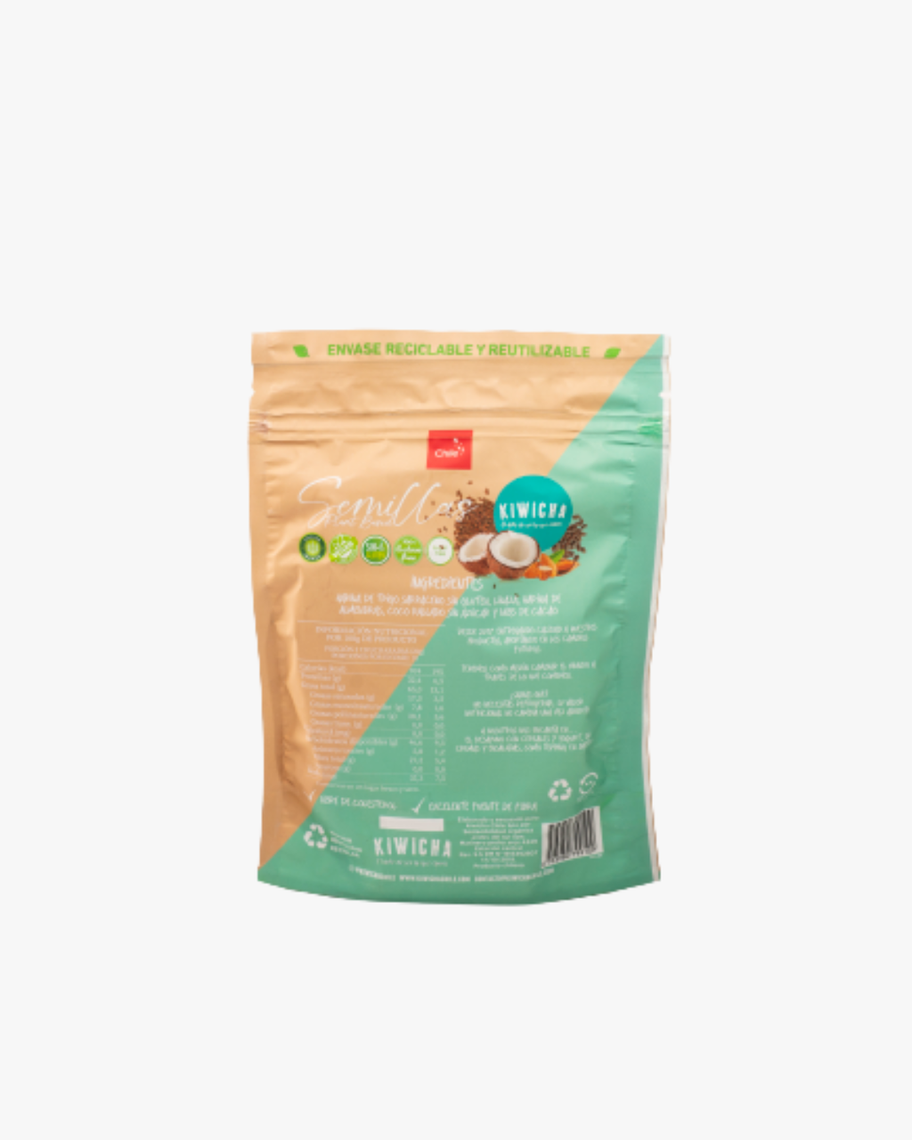 SIN GLUTEN  COCO NIBS SEMILLAS PLANT BASED